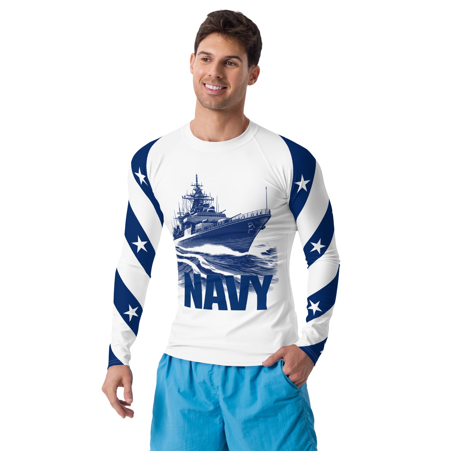 Navy Men's Rash Guard