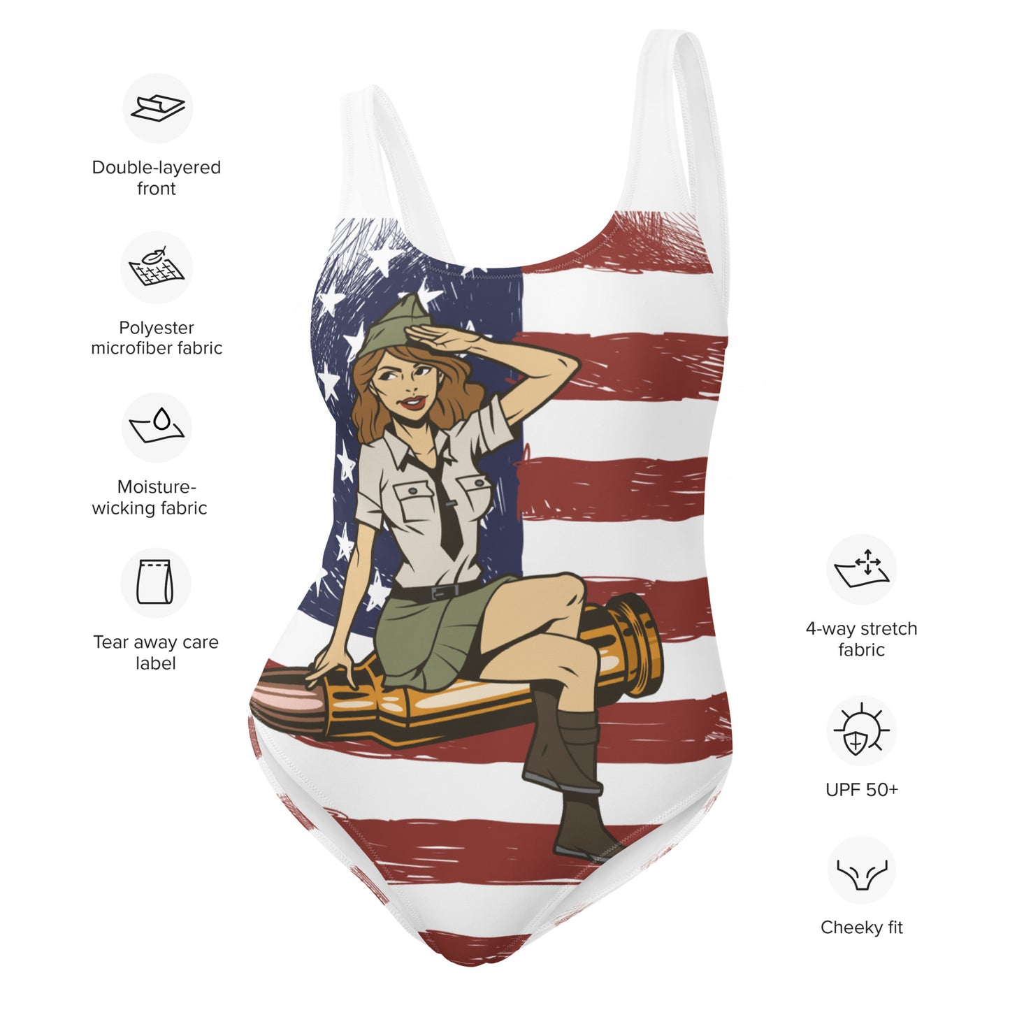 Bullet Babe One-Piece Swimsuit