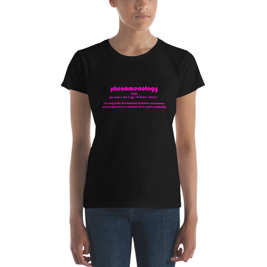 Phenomenology Women's short sleeve t-shirt