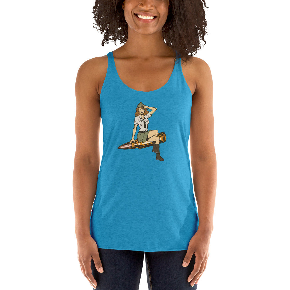 Bullet Babe Women's Racerback Tank